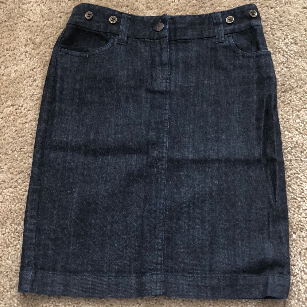 J.crew denim skirt